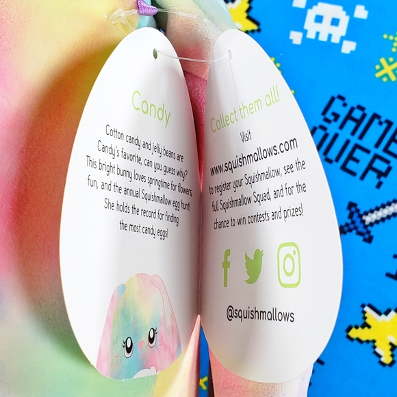 Squishmallow Candy the Easter Bunny 12" [ 2021 ] UltraSoft Stuffed Animal Plush - Picture 11 of 12